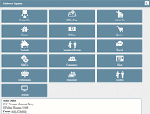Tablet Screenshot of midwestagency.com